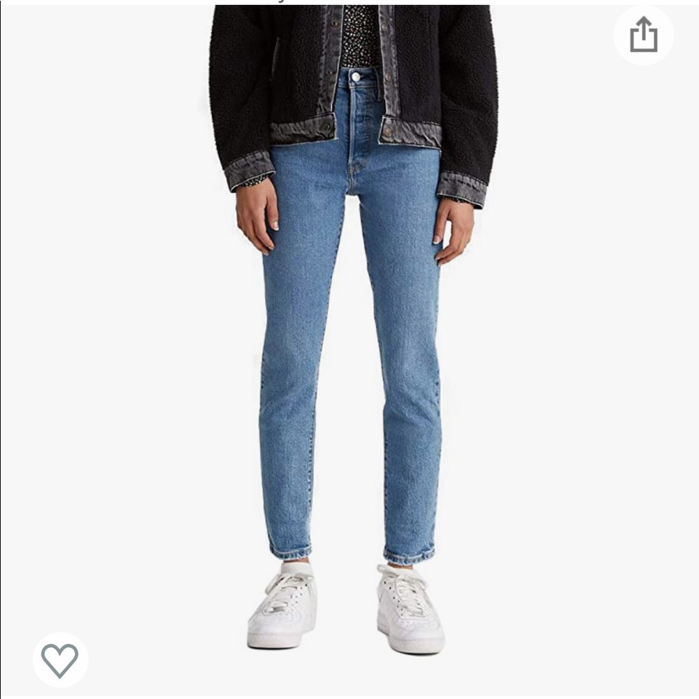 LEVI’S Women's 501 Skinny Jeans 28 Jive Tides